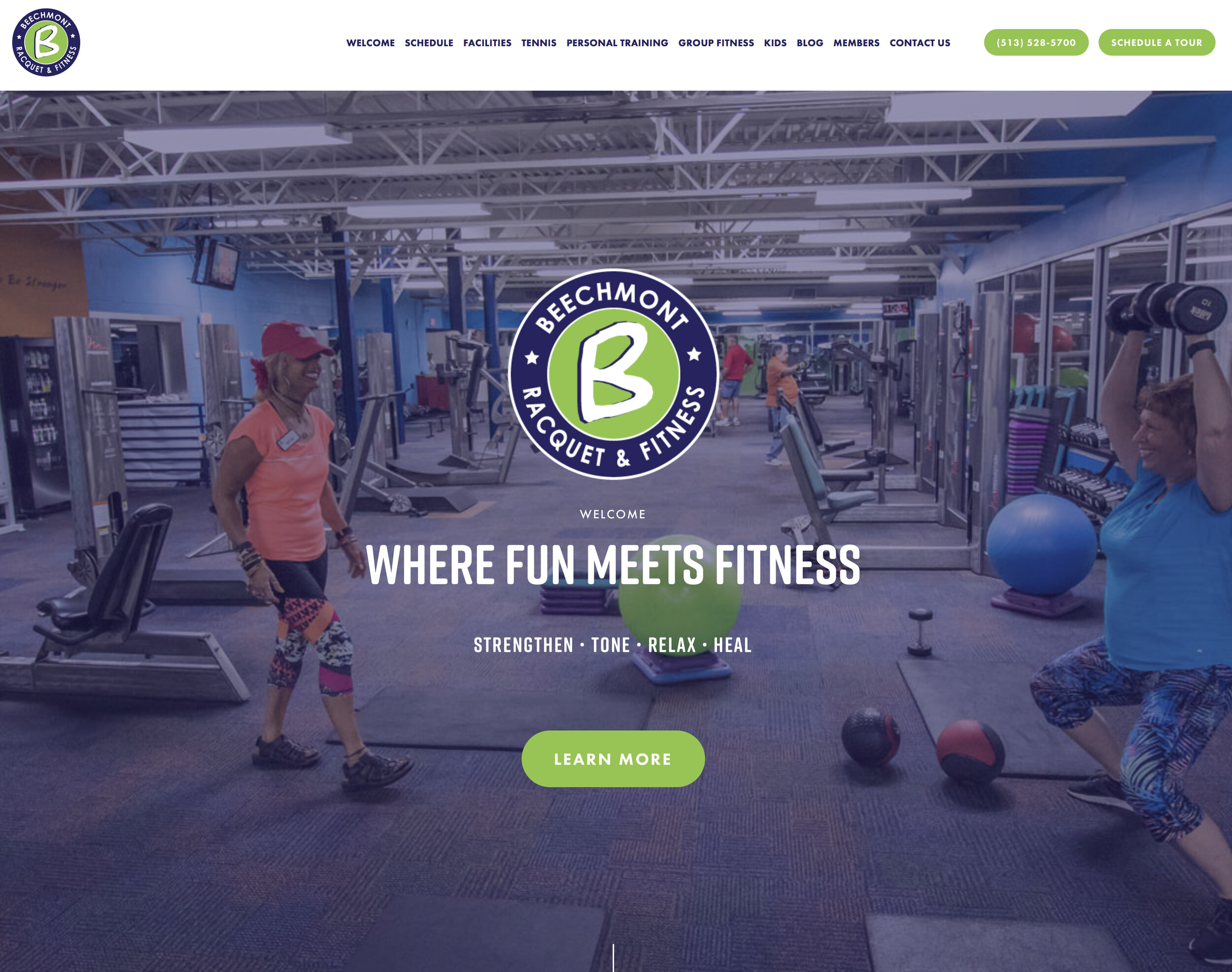 beechmont fitness website