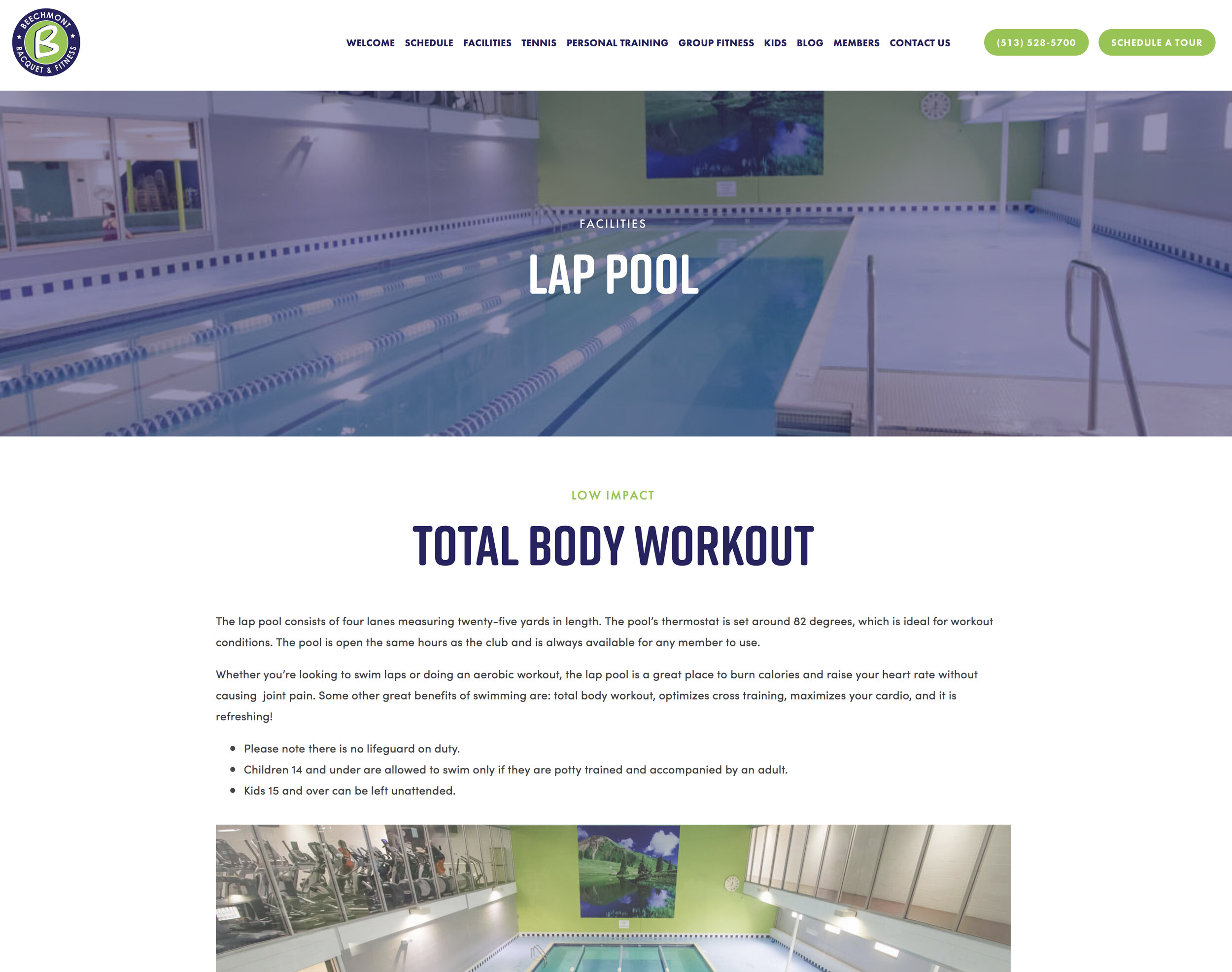 beechmont fitness website