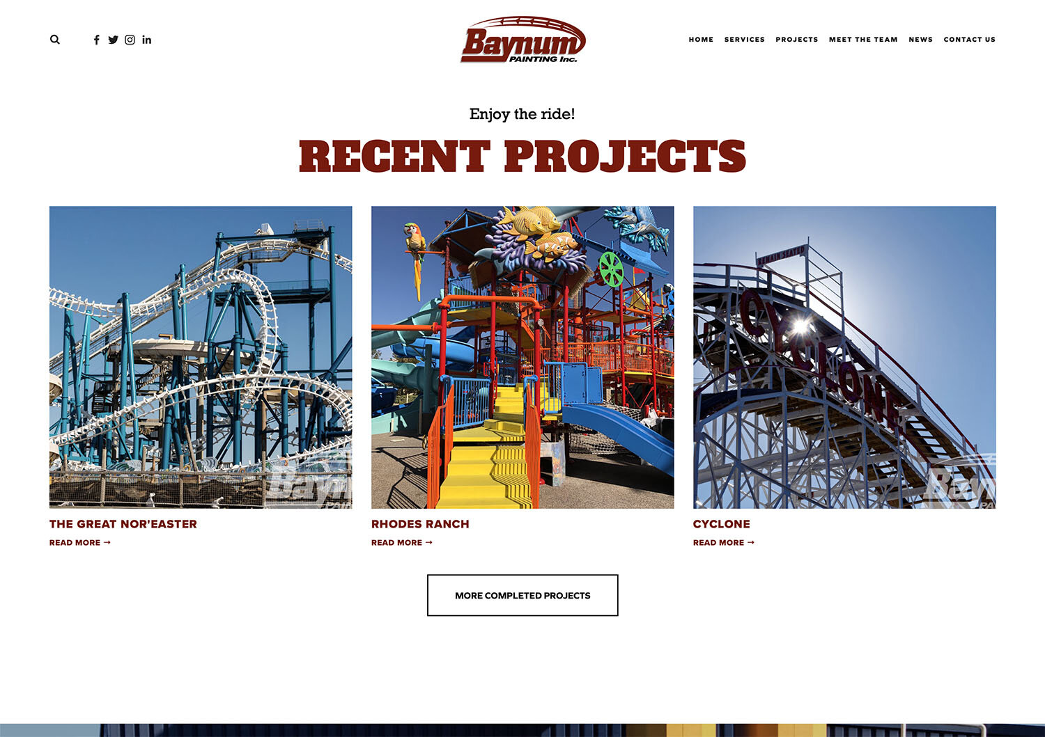 baynum website