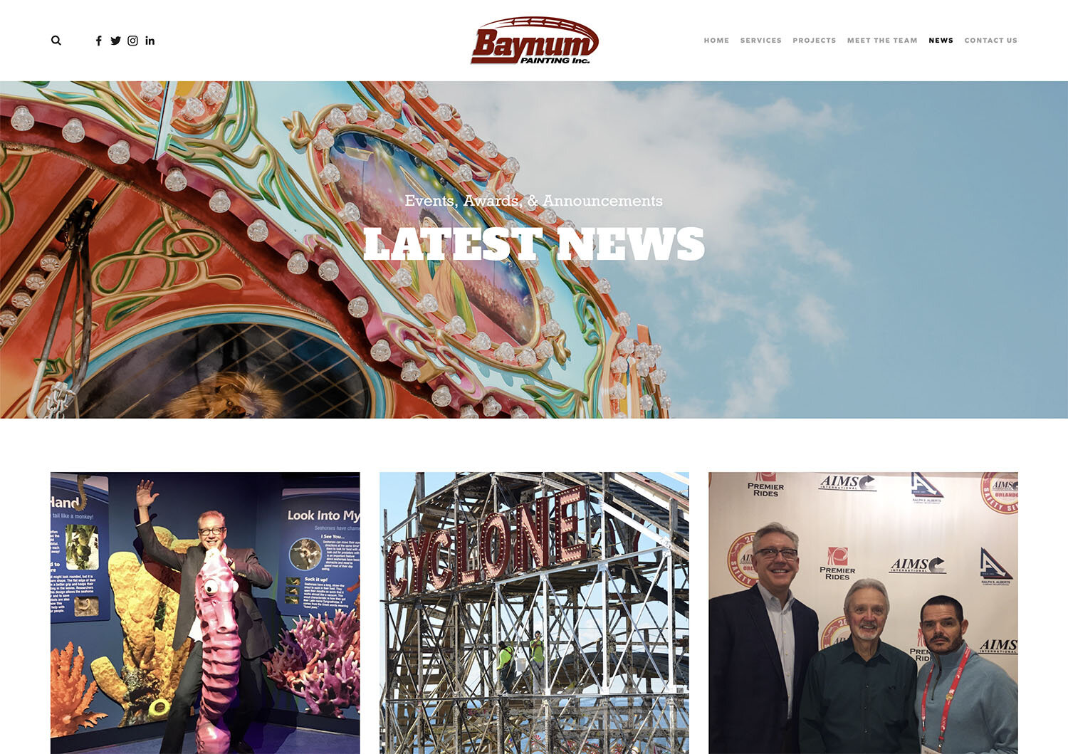 baynum website