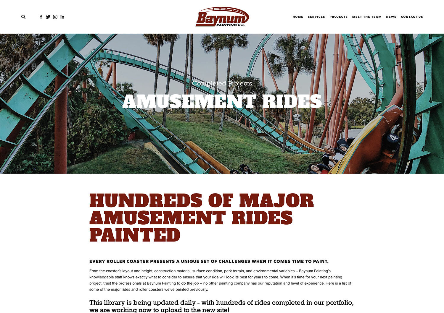 baynum website