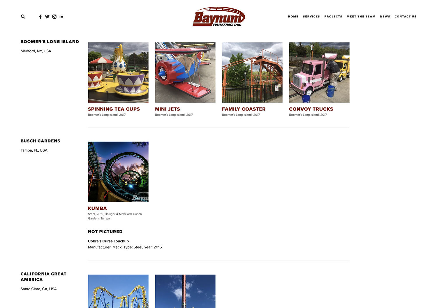 baynum website