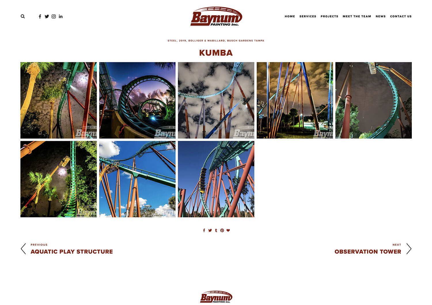 baynum website