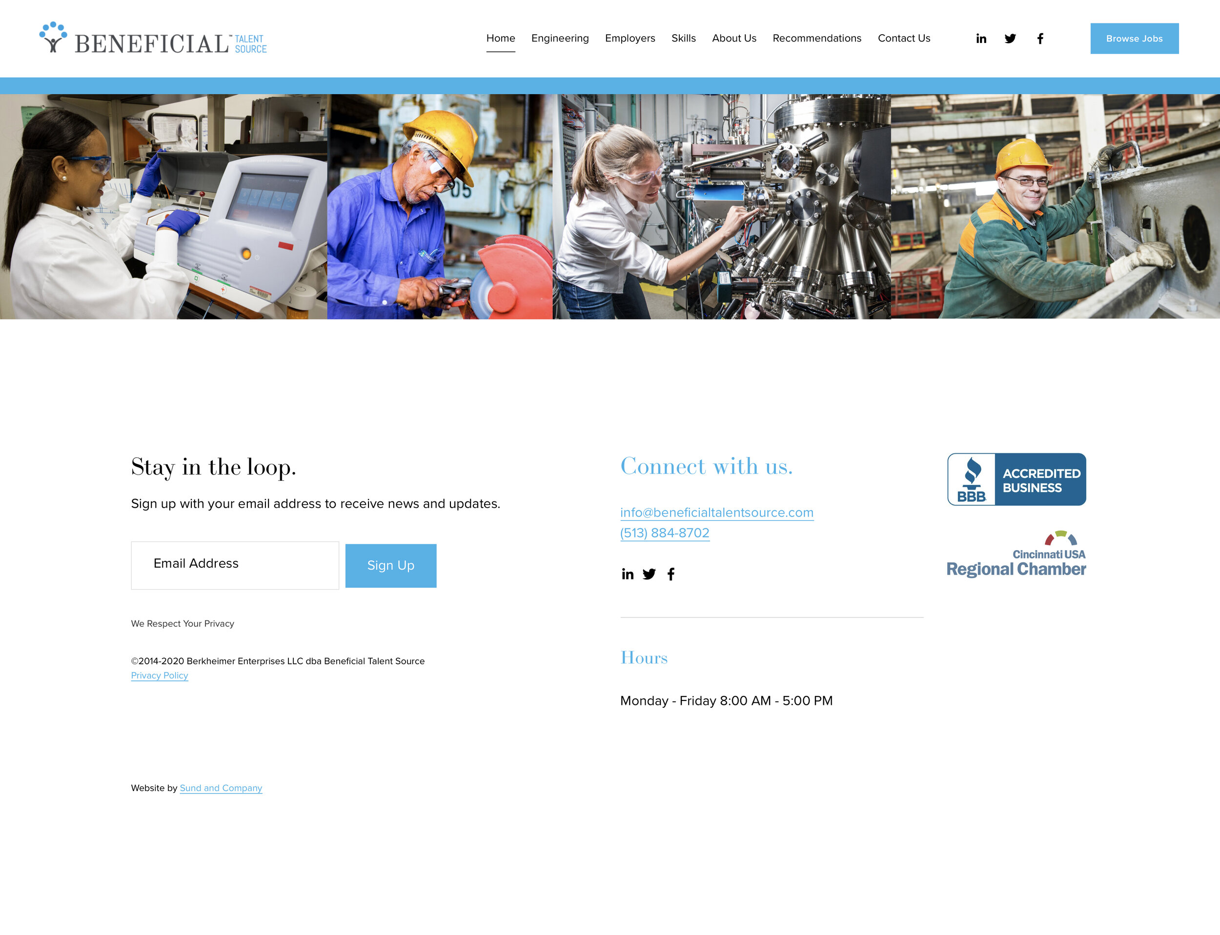beneficial talent source website