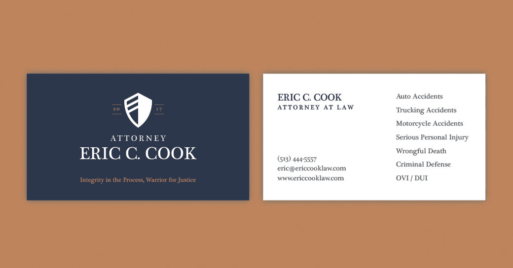 Eric C. Cook business card