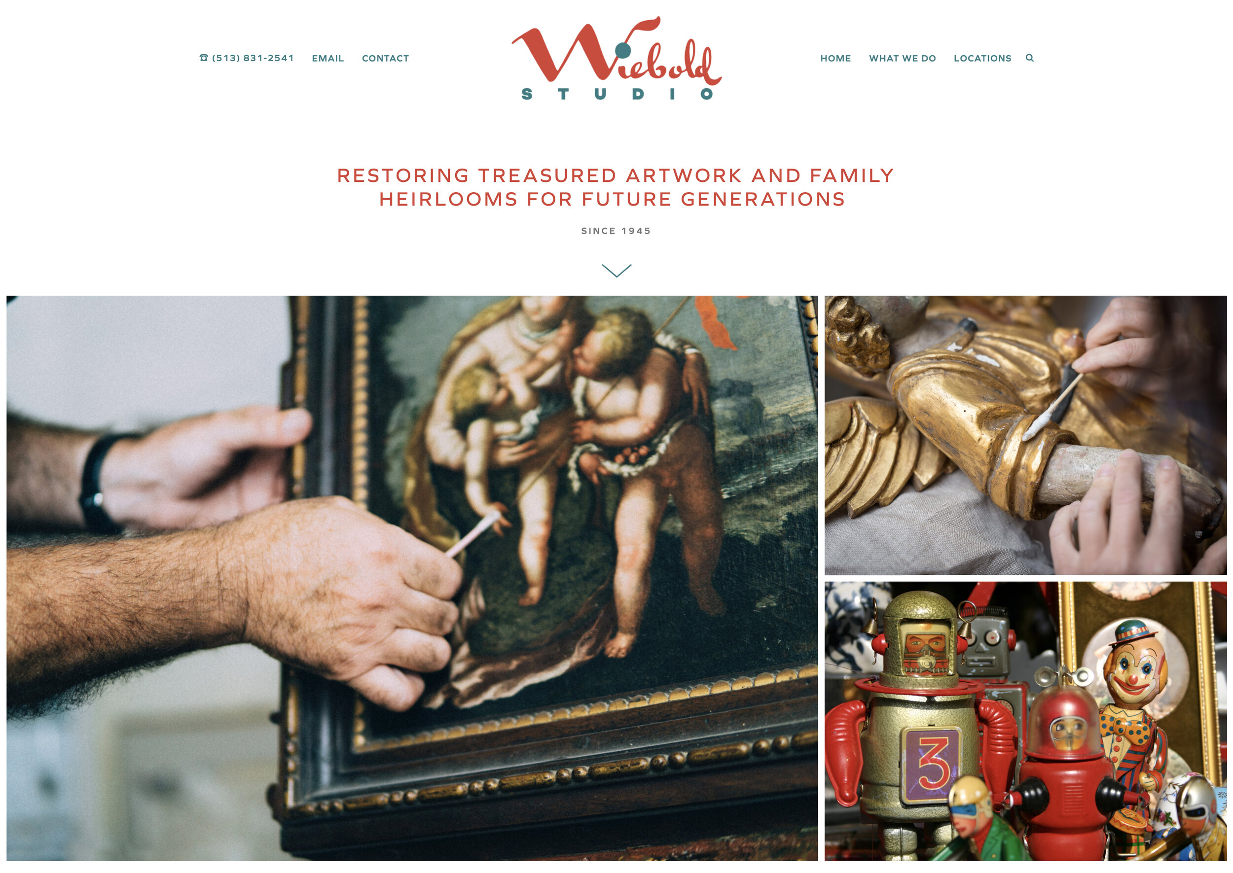 wiebold studio website